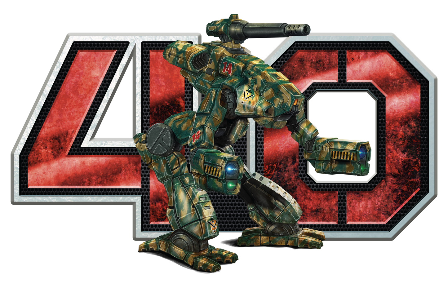 BattleTech: T-Shirt: 40th Anniversary