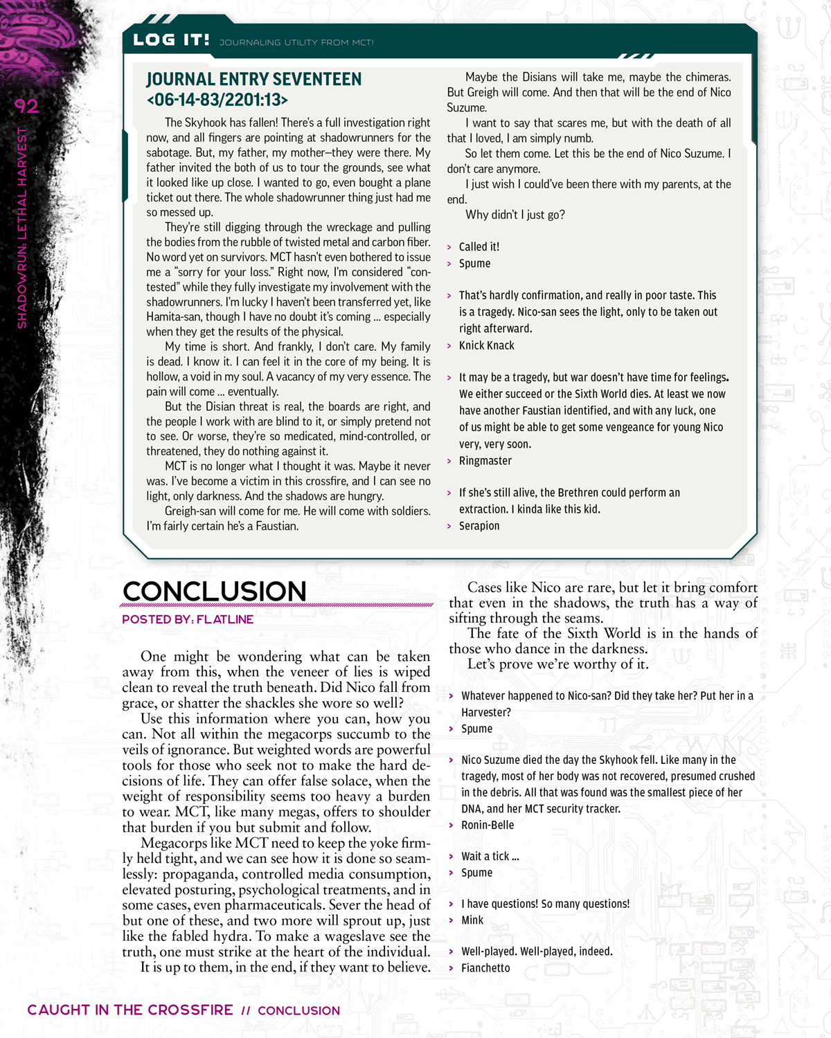 Shadowrun: Lethal Harvest