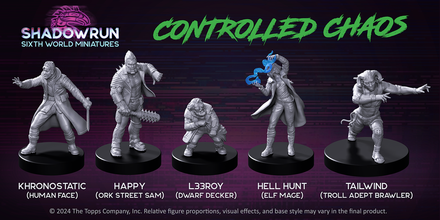 Shadowrun: Controlled Chaos Miniatures