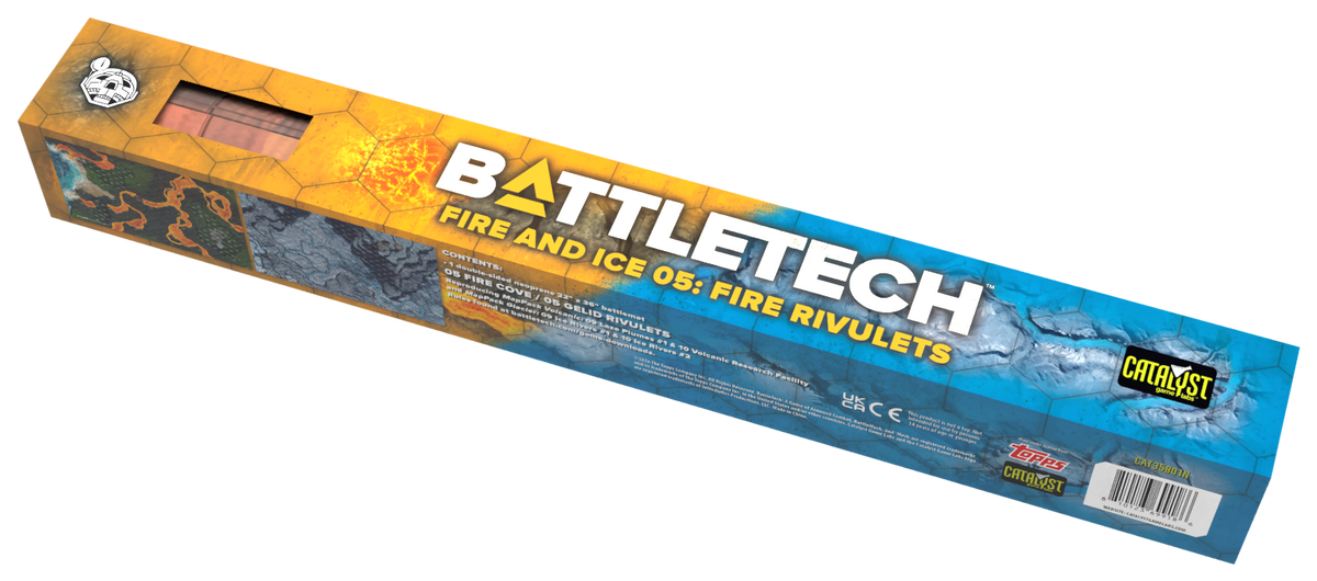 BattleTech: BattleMat: Fire and Ice 05: Fire Rivulets