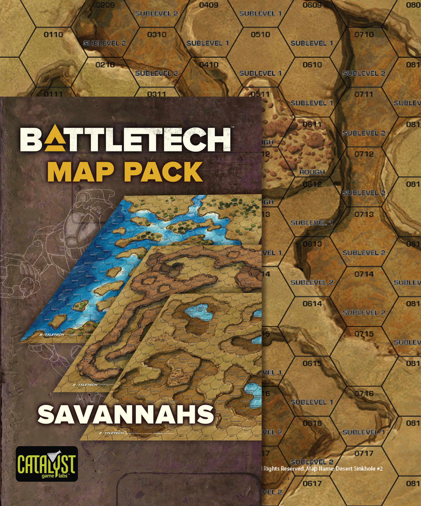 BattleTech: Map Pack: Savannahs