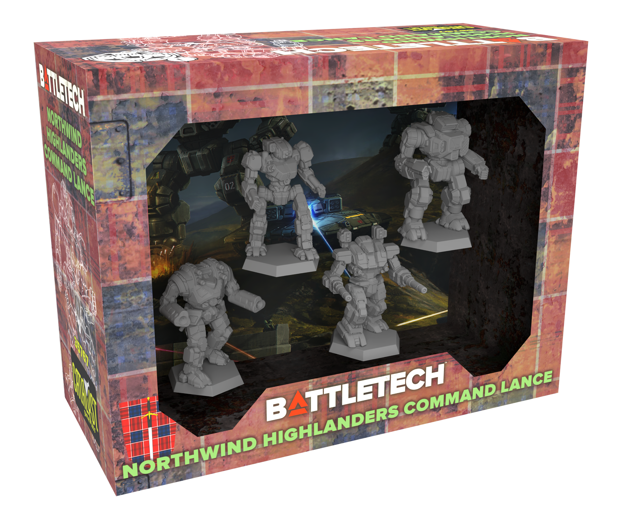 BattleTech: Northwind Highlanders Command Lance – Catalyst Game BattleTech: Northwind Highlanders Command Lance – Catalyst Game