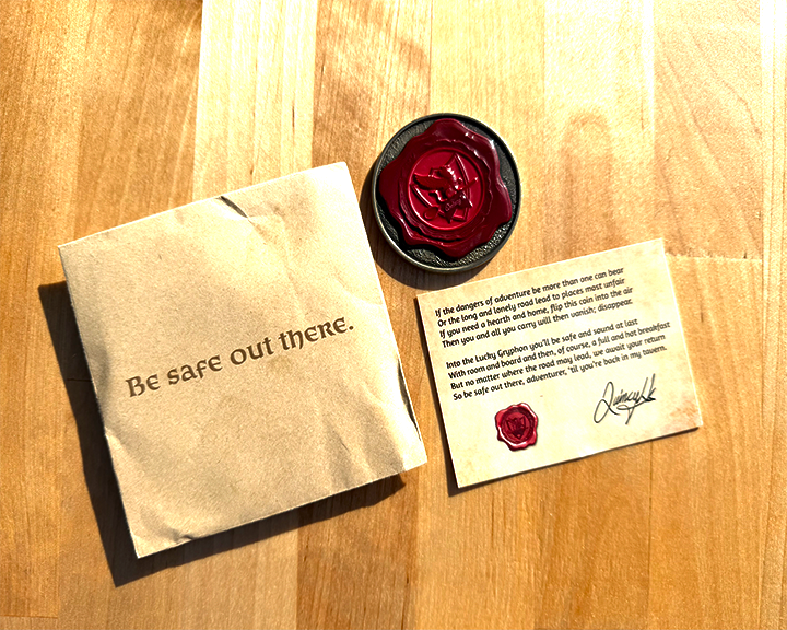 Quincy's Tavern Challenge Coin #1