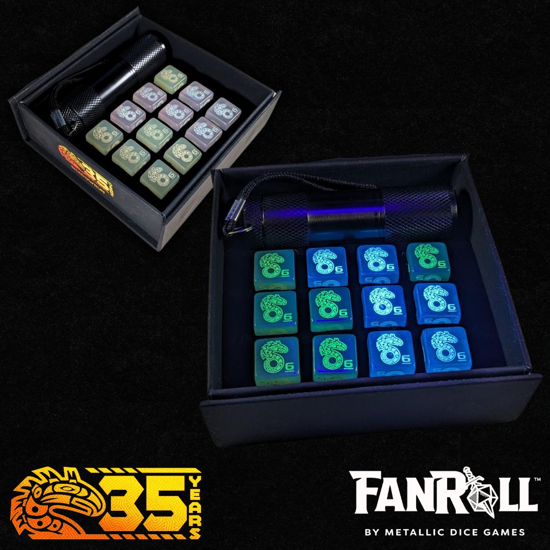Shadowrun: UV Dice with Flashlight