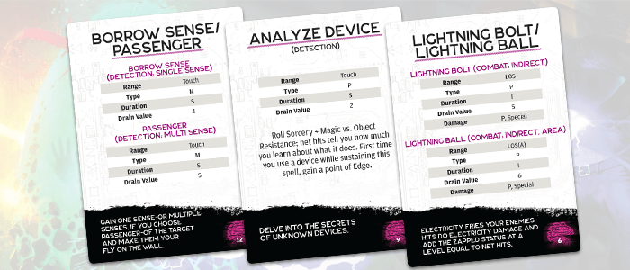 Shadowrun: Mobile Grimoire (Sixth World Magic Cards)
