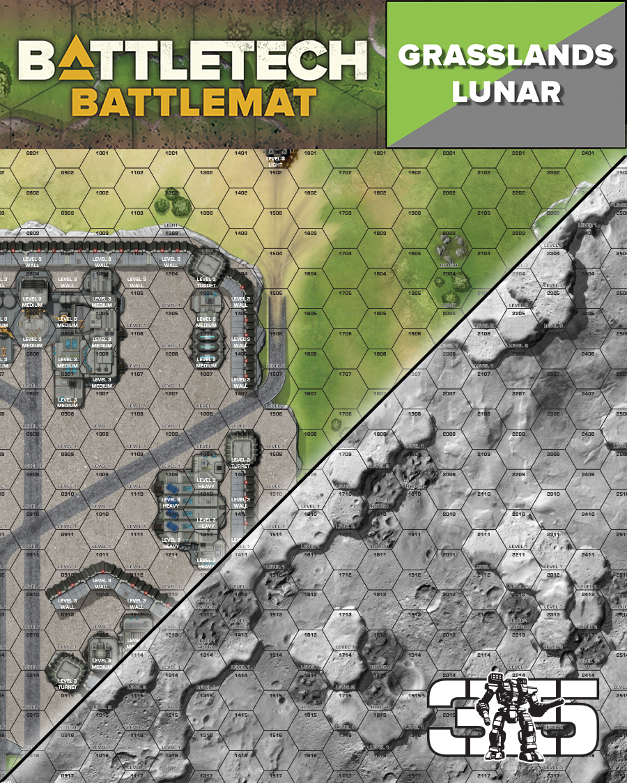 BattleTech: BattleMat (Grasslands)