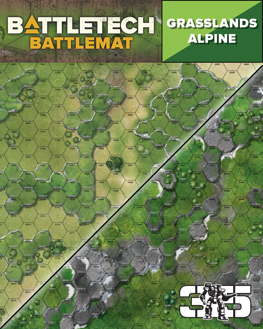 BattleTech: BattleMat (Grasslands)