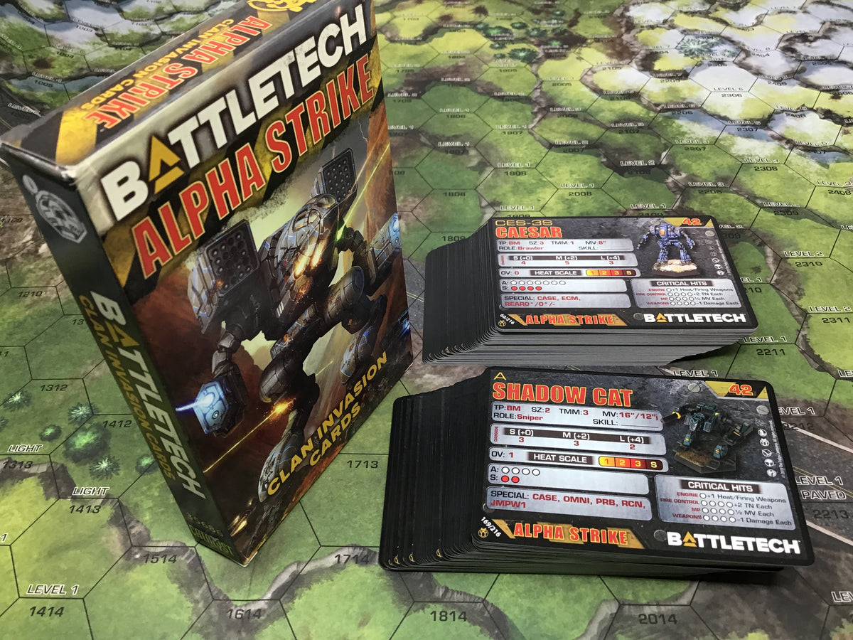 BattleTech: Alpha Strike: Clan Invasion Cards – Catalyst Game Labs Store