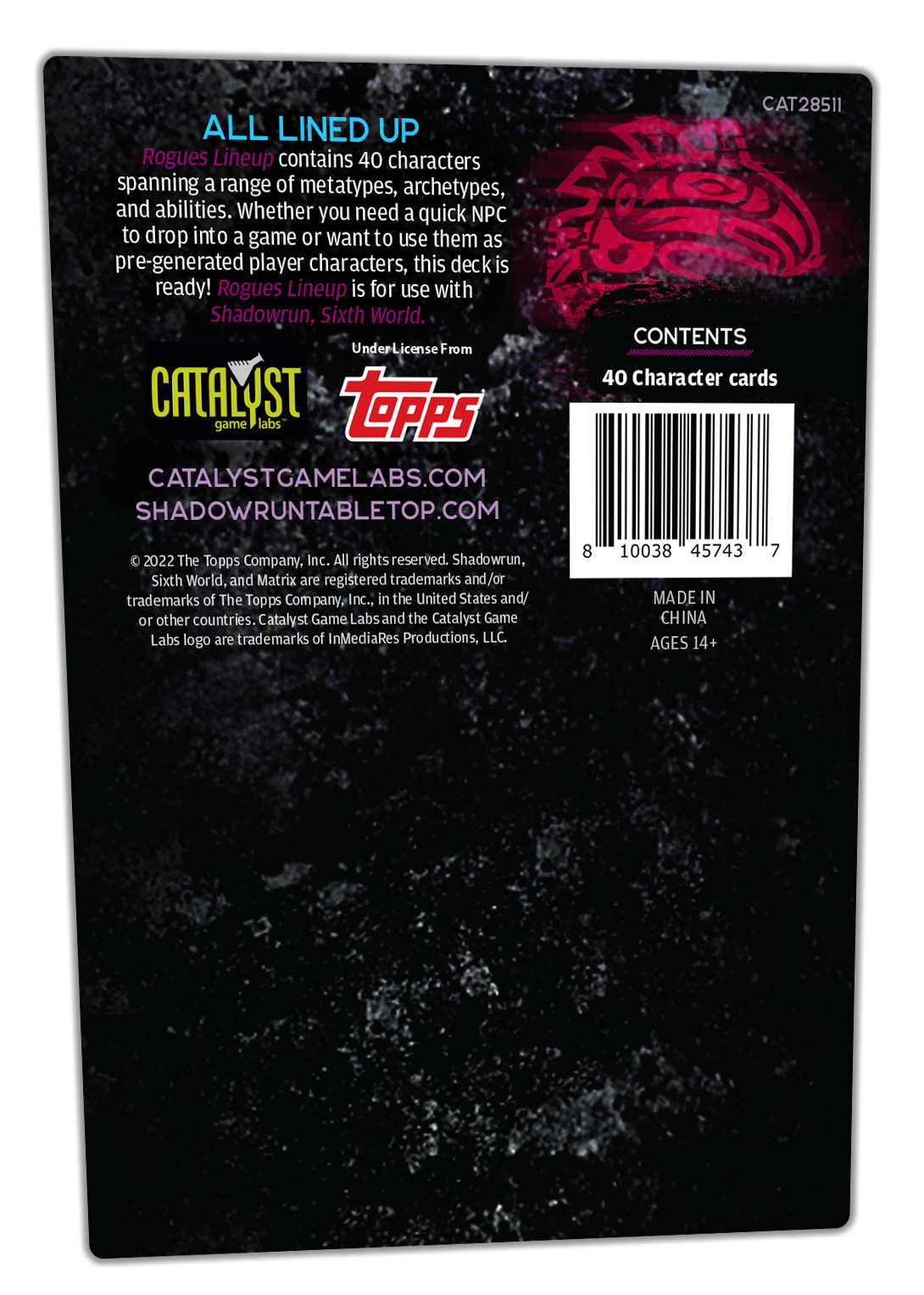 Shadowrun: Rogues Lineup