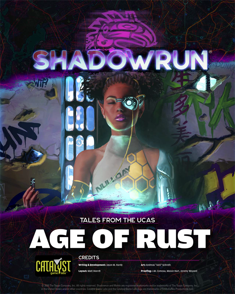 Shadowrun: Tales from the UCAS: Age of Rust (PDF)