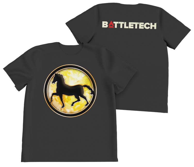 BattleTech T Shirt Eridani Light Horse Catalyst Game Labs Store battletech-t-shirt-eridani-light-horse-catalyst-game-labs-store