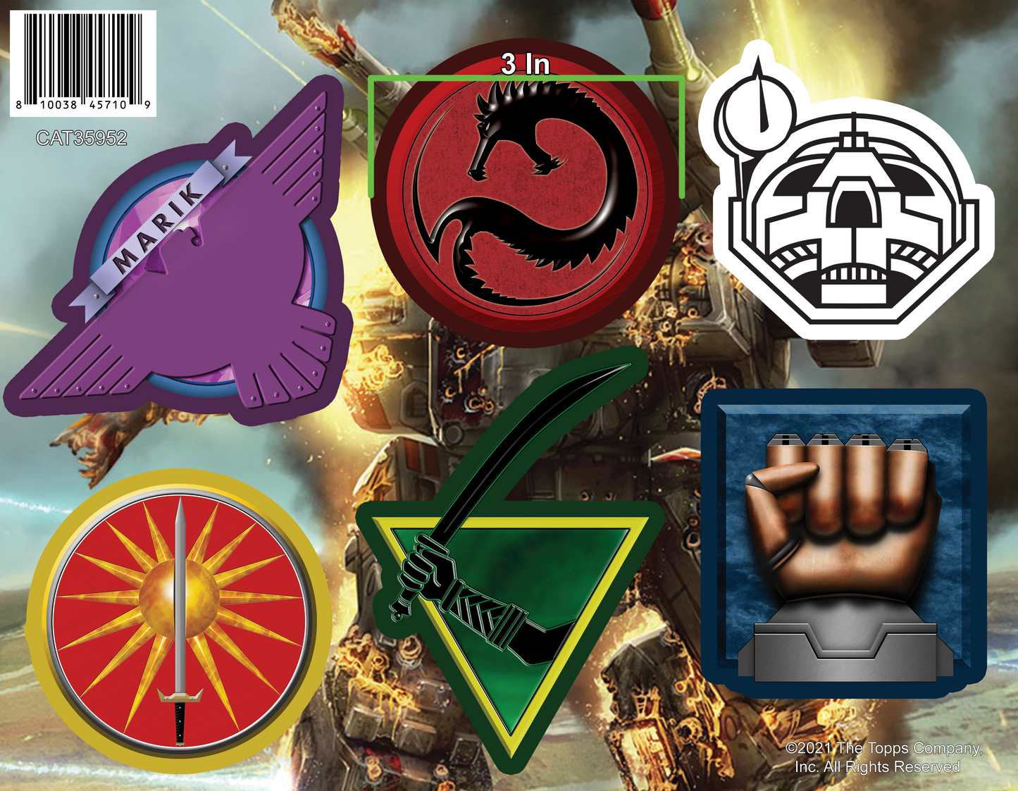 BattleTech: Vinyl Sticker Sets (3.0")