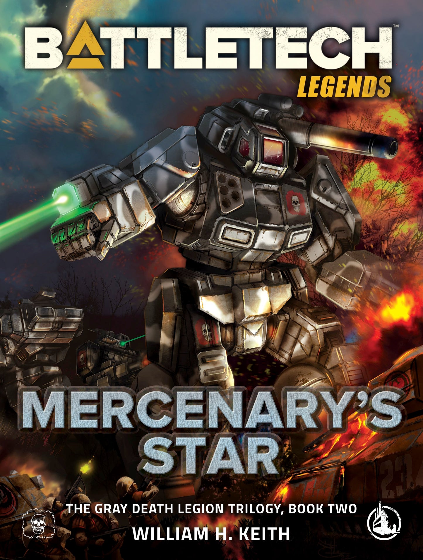 BattleTech Legends: Mercenary's Star (Gray Death Legion Trilogy, Book Two) by William H. Keith