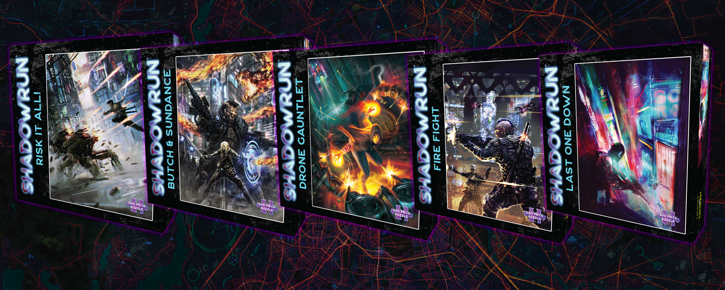Shadowrun: Limited Ed. Foil Jigsaw Puzzles