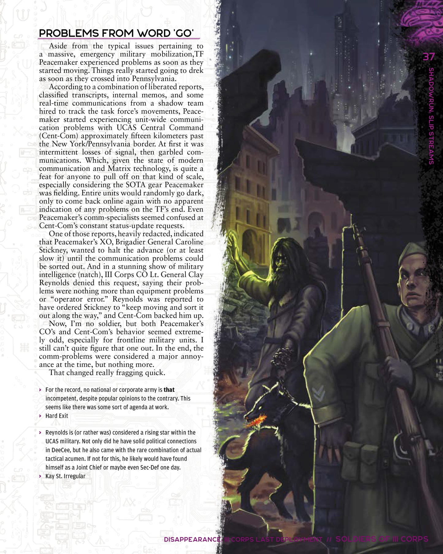 Shadowrun: Slip Streams (Plot Sourcebook)