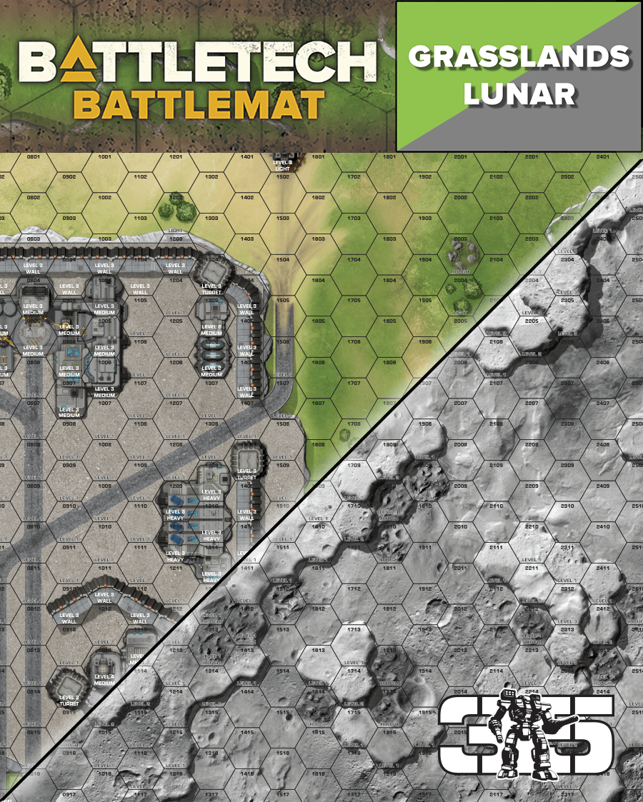 BattleTech: BattleMat (Grasslands)