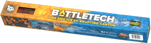 BattleTech: BattleMat: Fire and Ice 01: Erupting Canyon