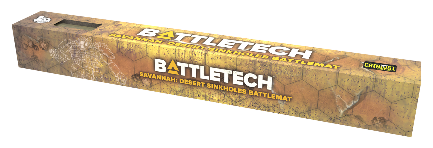 BattleTech: BattleMat: Savannah Desert Sinkholes