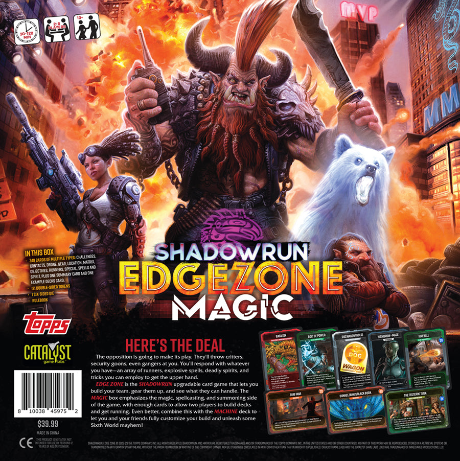 Shadowrun Edgezone Magic Catalyst Game Labs Store