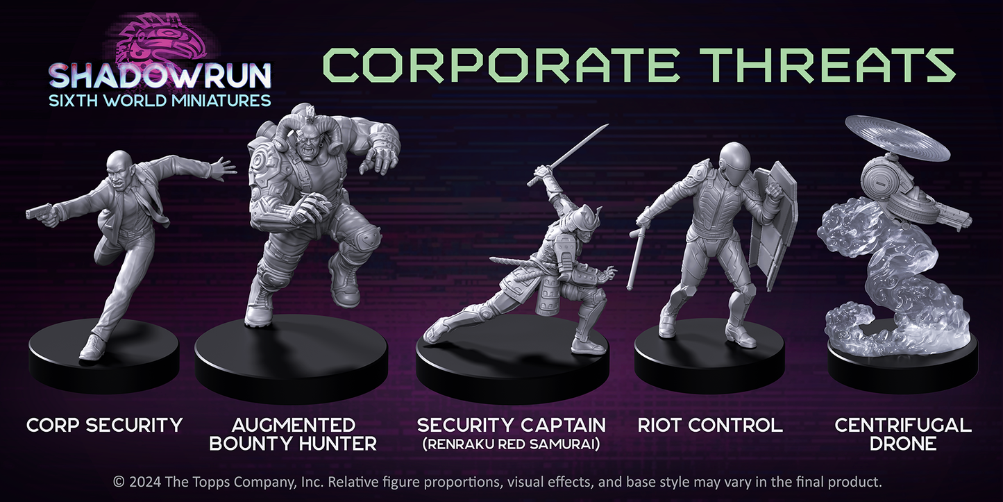 Shadowrun: Corporate Threats Miniatures