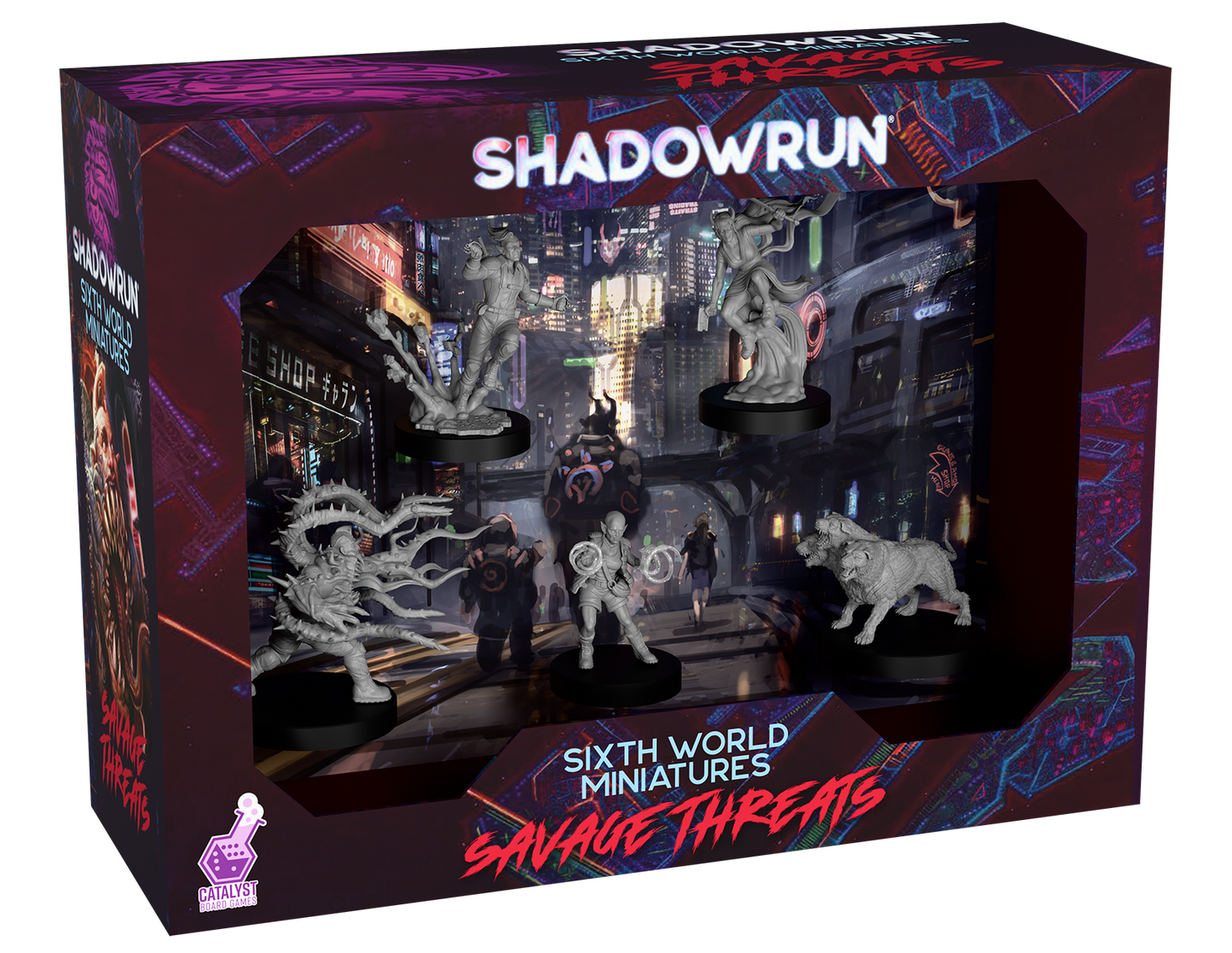 Shadowrun: Savage Threats Miniatures