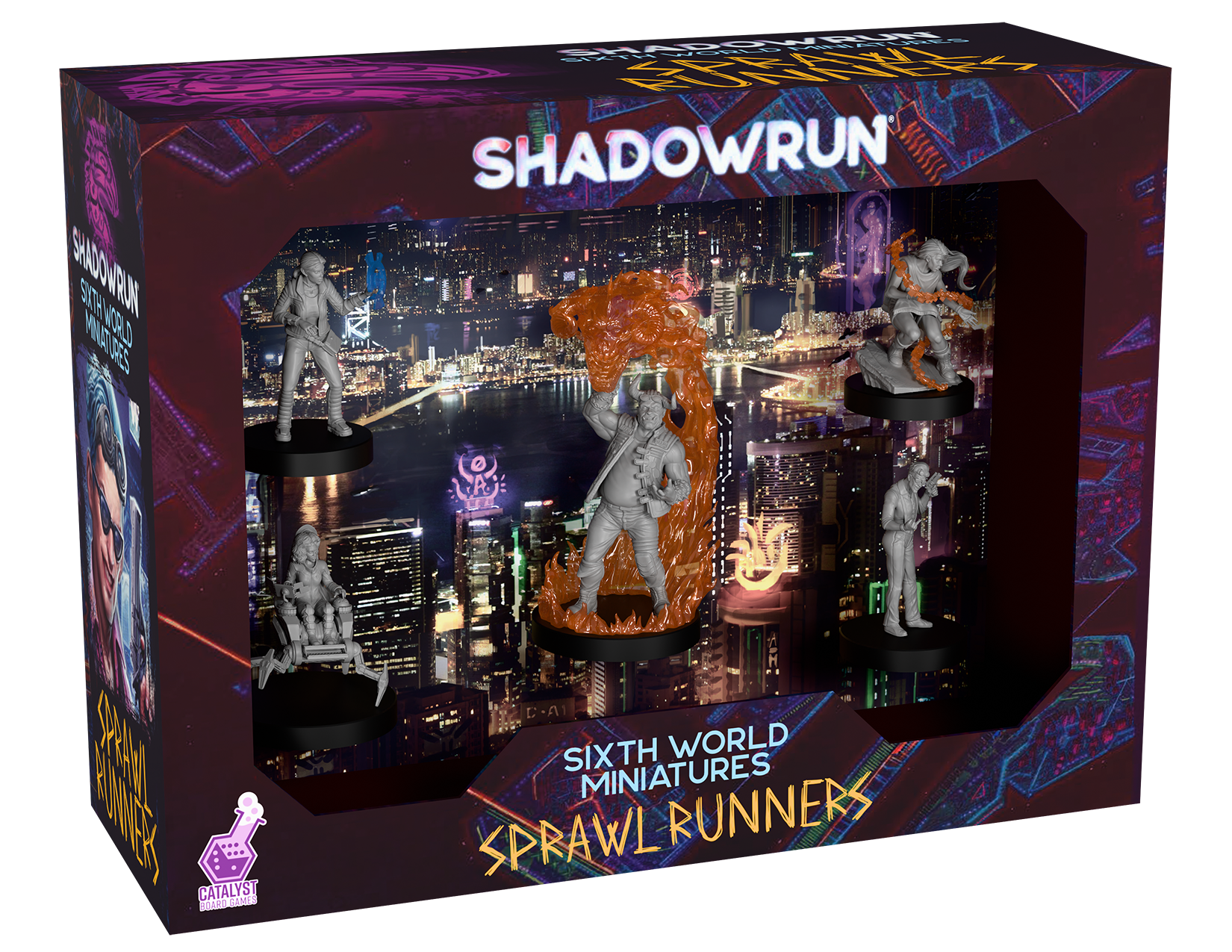 Shadowrun: Sprawl Runners Miniatures