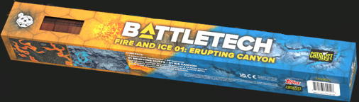 BattleTech: BattleMat: Fire and Ice 01: Erupting Canyon
