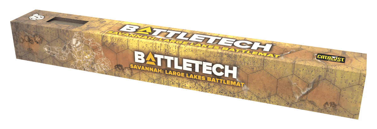 BattleTech: BattleMat: Savannah Large Lakes