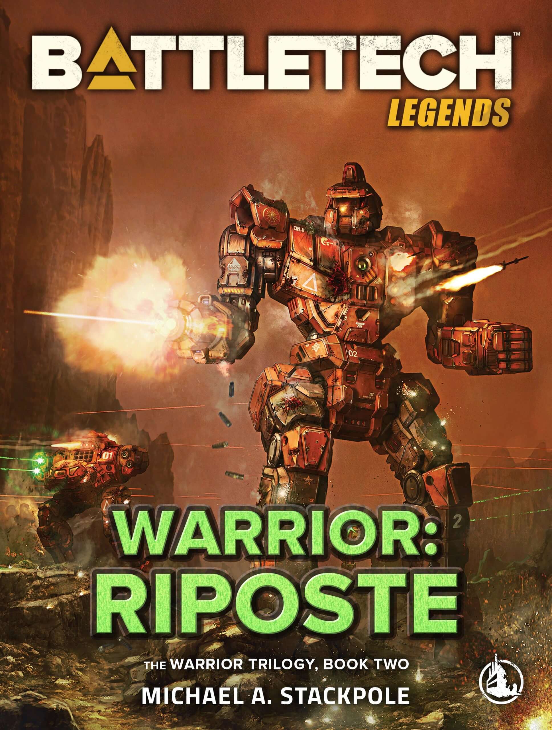 battletech-legends-warrior-riposte-by-michael-a-stackpole-the-warrior-trilogy-book-two