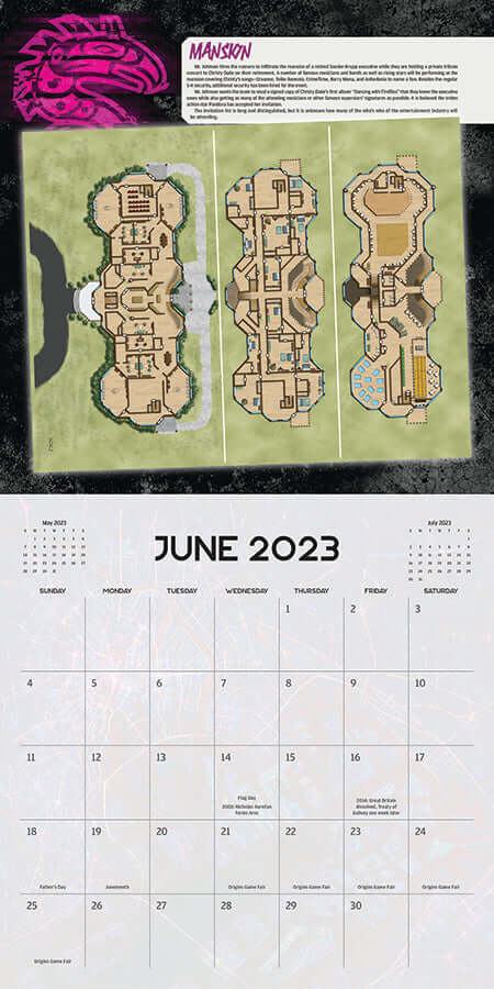 Shadowrun: 16-Month Calendar (2022-2023)