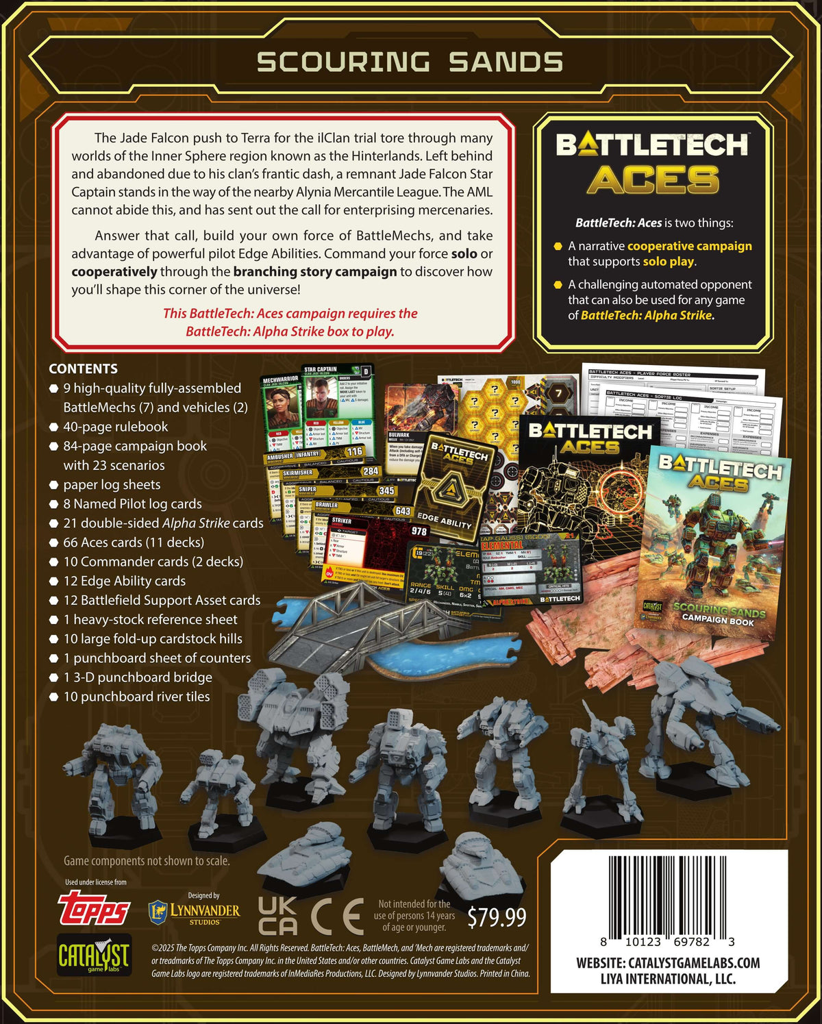 BattleTech Aces Scouring Sands