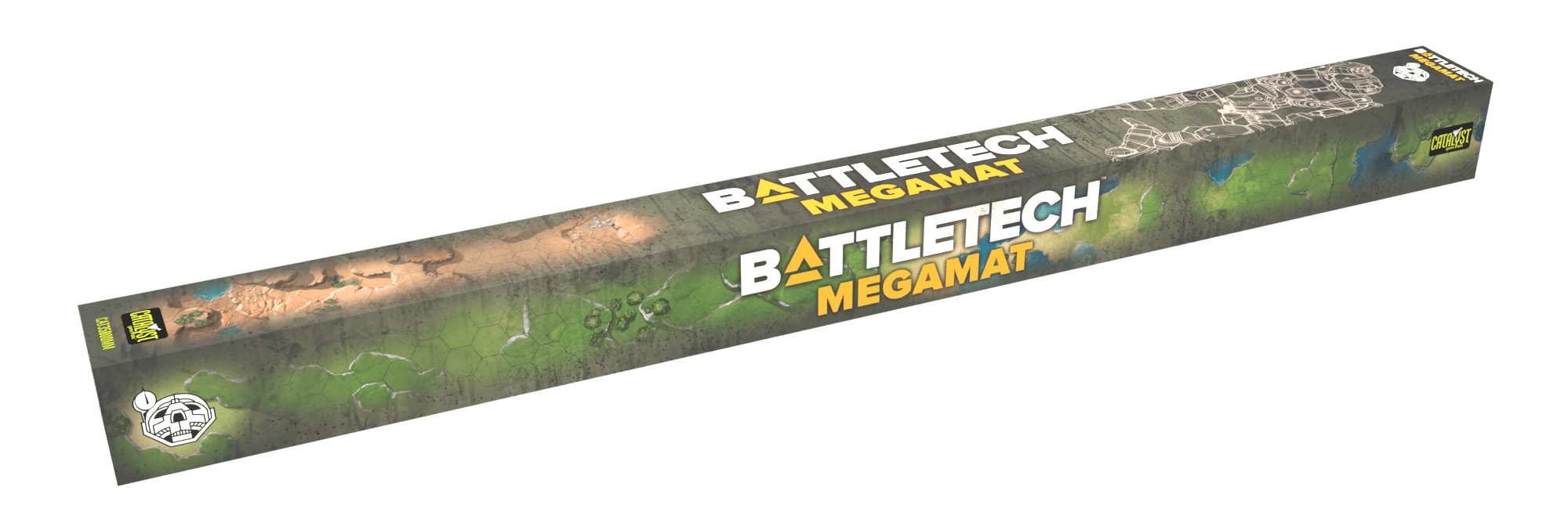 BattleTech: BattleMat BFM (Grasslands / Desert Base)