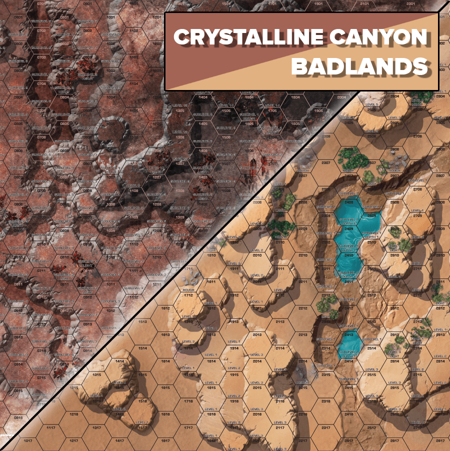 BattleTech: BattleMat (Alien Worlds)