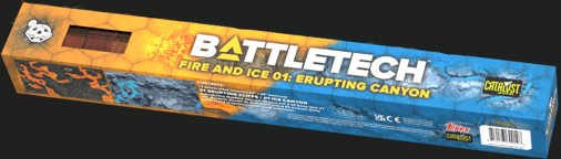 BattleTech: BattleMat: Fire and Ice 01: Erupting Canyon