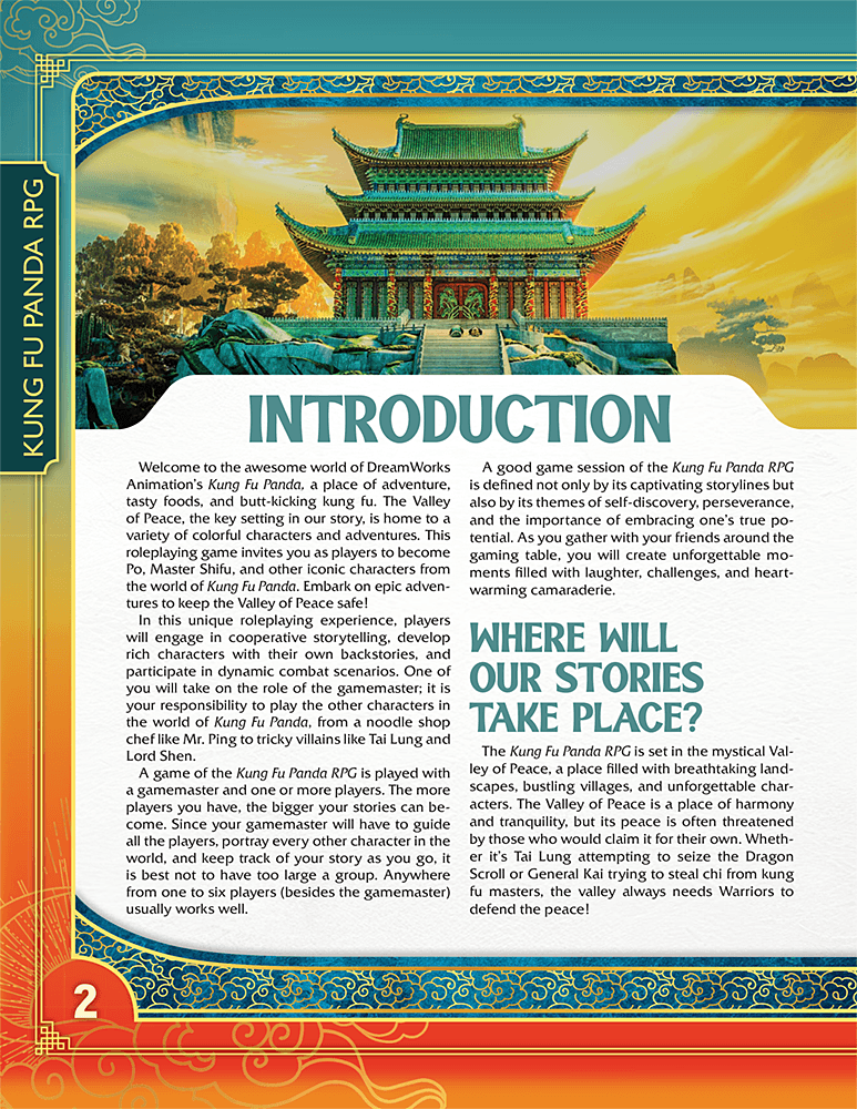 Kung Fu Panda: The Roleplaying Game