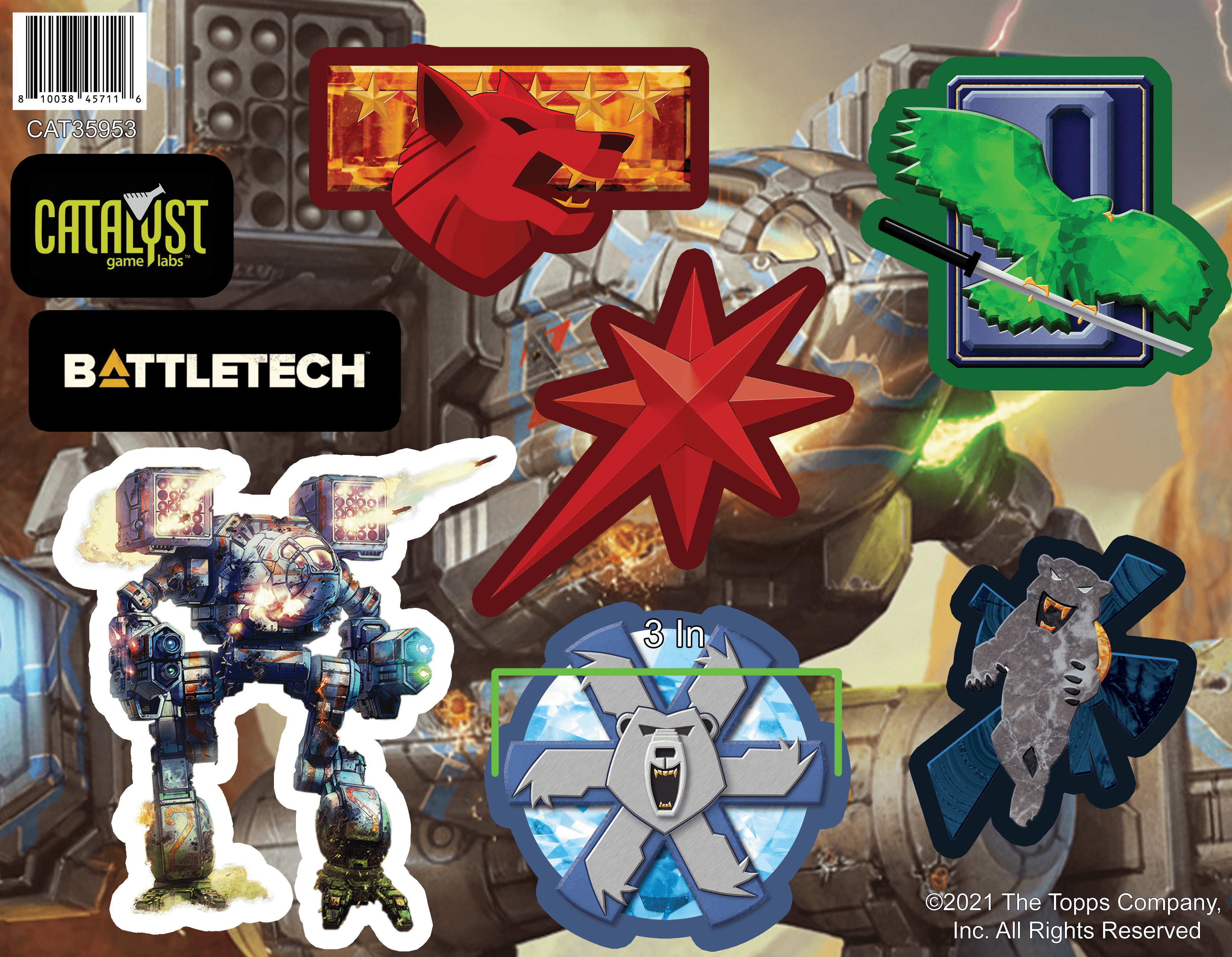 BattleTech: Vinyl Sticker Sets (3.0