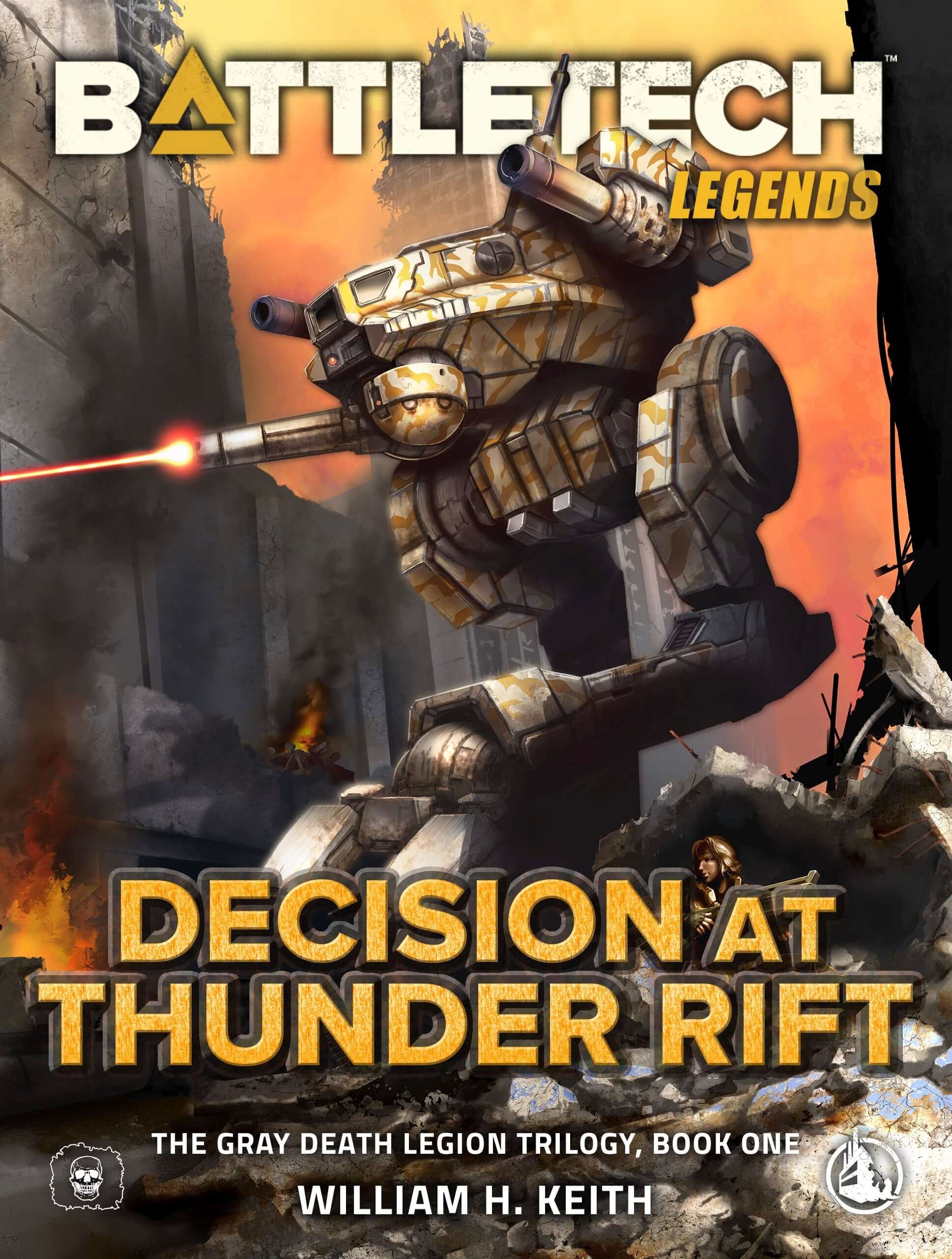 battletech-legends-decision-at-thunder-rift-the-gray-death-legion-trilogy-book-one-by-william-h-keith