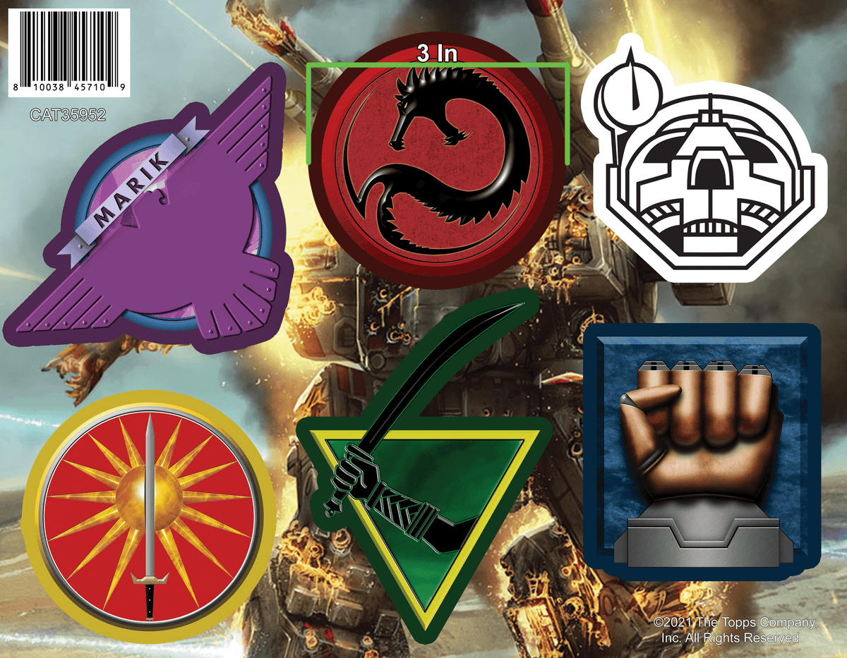 BattleTech: Vinyl Sticker Sets (3.0")