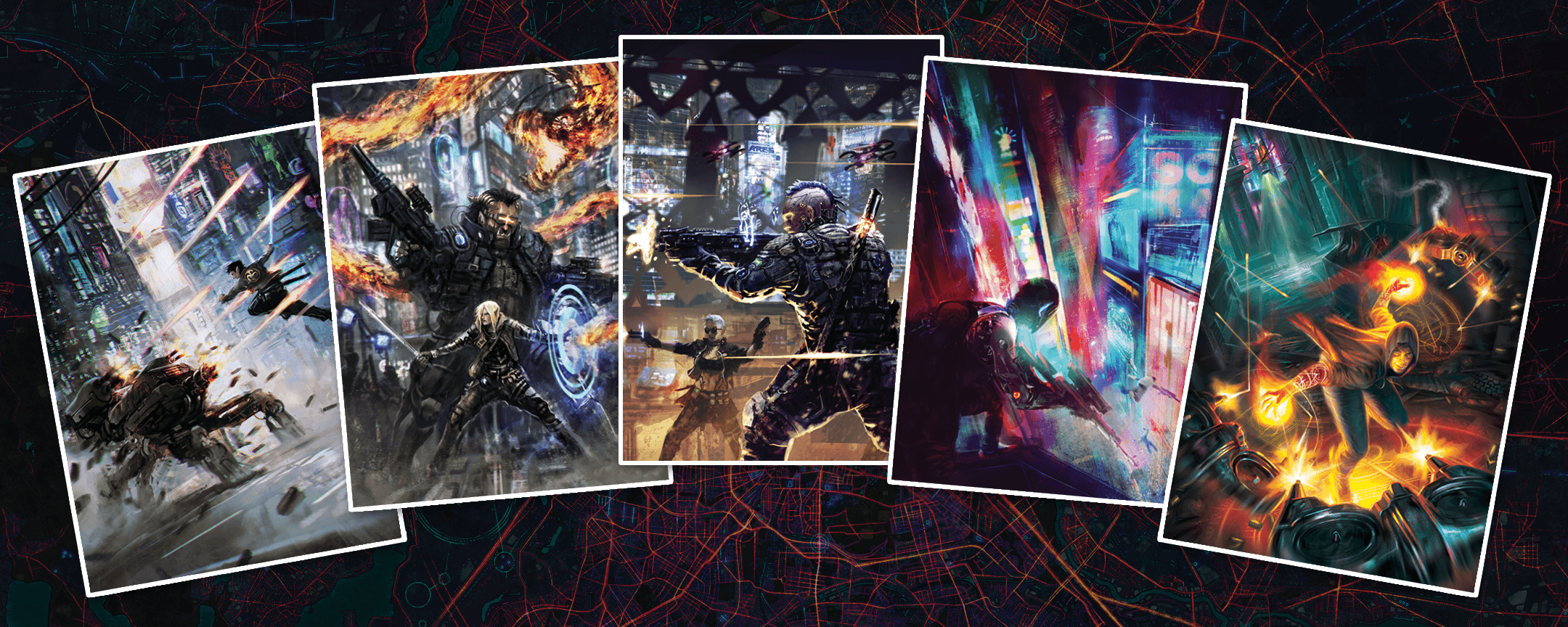 shadowrun-limited-edition-foil-posters-set-of-5
