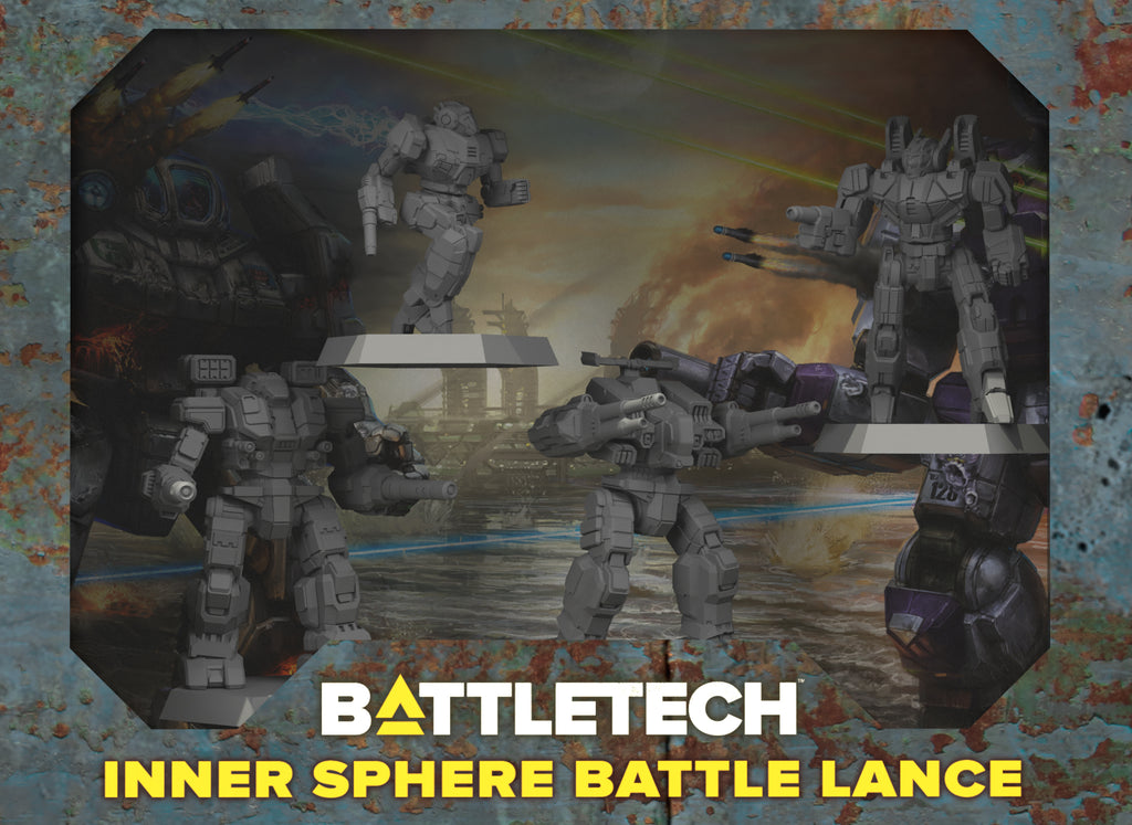 BattleTech: Miniature Force Pack - Inner Sphere Support Lance – Fortress  Miniatures and Games