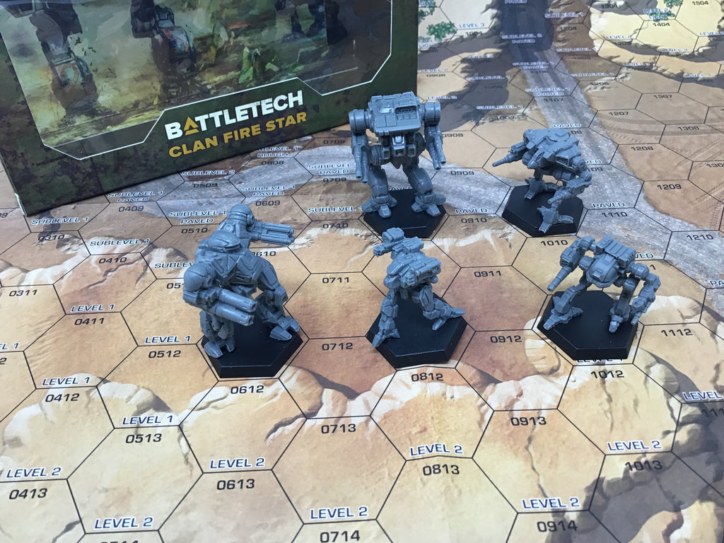 BattleTech: Miniature Force Pack - Clan Striker Star - Gamechefs