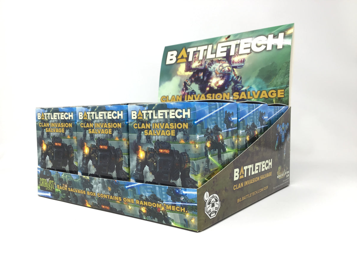 BattleTech Clan Invasion Salvage Box 93 Designs! Catalyst Game