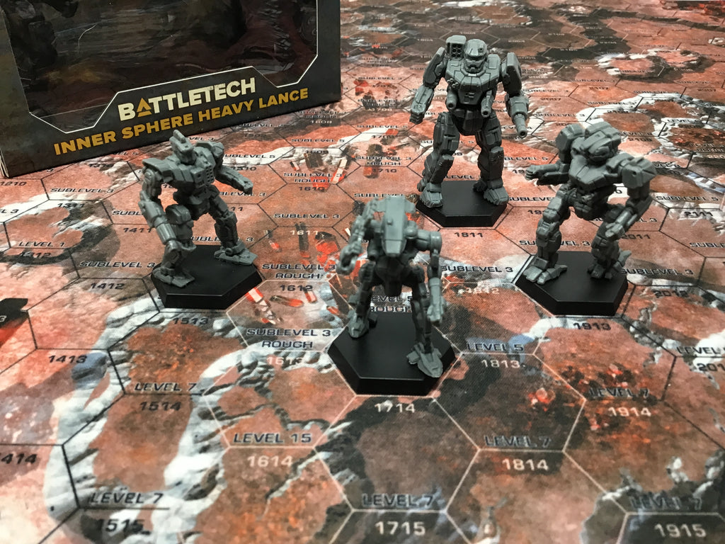 BattleTech: Miniature Force Pack - Inner Sphere Urban Lance – Fortress  Miniatures and Games