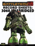 BattleTech: Record Sheet: Total Warfare Style: 3060 Unabridged