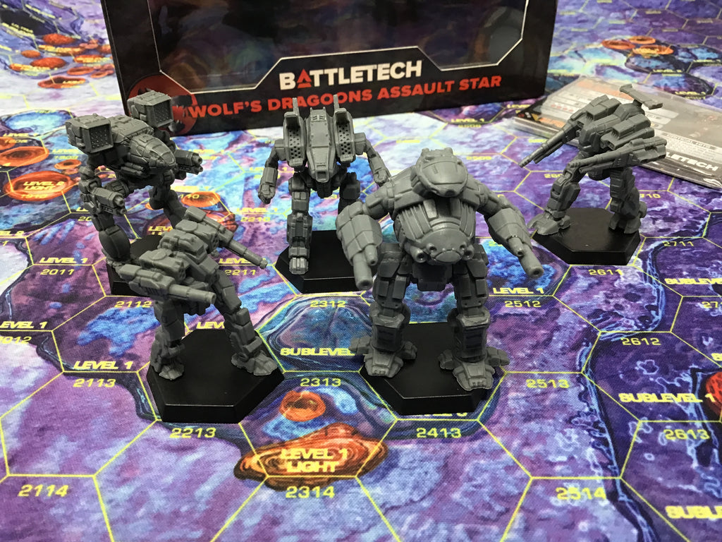 BattleTech: Miniature Force Pack - Inner Sphere Striker Lance - Board Games  » Publisher C-D » Catalyst Game Labs - The Gamer's Wharf